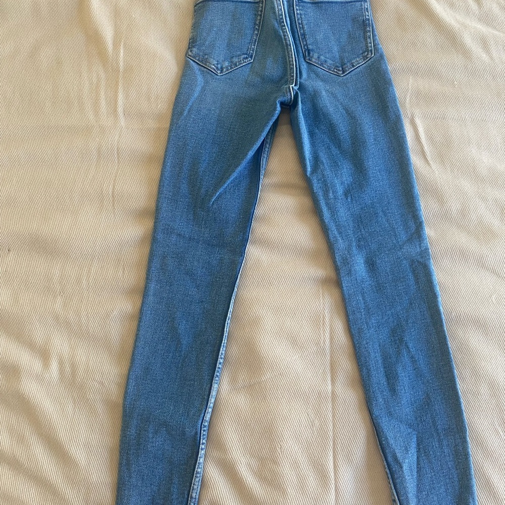 Zara Women's Skinny Jeans - Blue - Picture 2 of 2